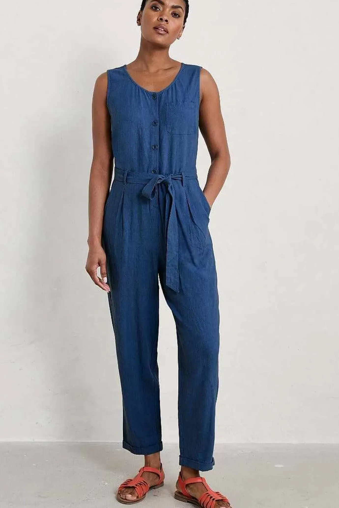 Seasalt Cornwall Abbey Pool Sleeveless Jumpsuit<Women Trousers & Shorts