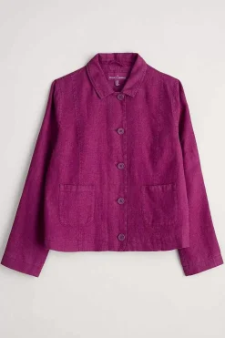 Seasalt Cornwall Arame Linen Jacket<Women Coats & Jackets