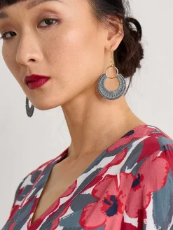 Seasalt Cornwall Arum Beaded Drop Earrings<Women Jewellery