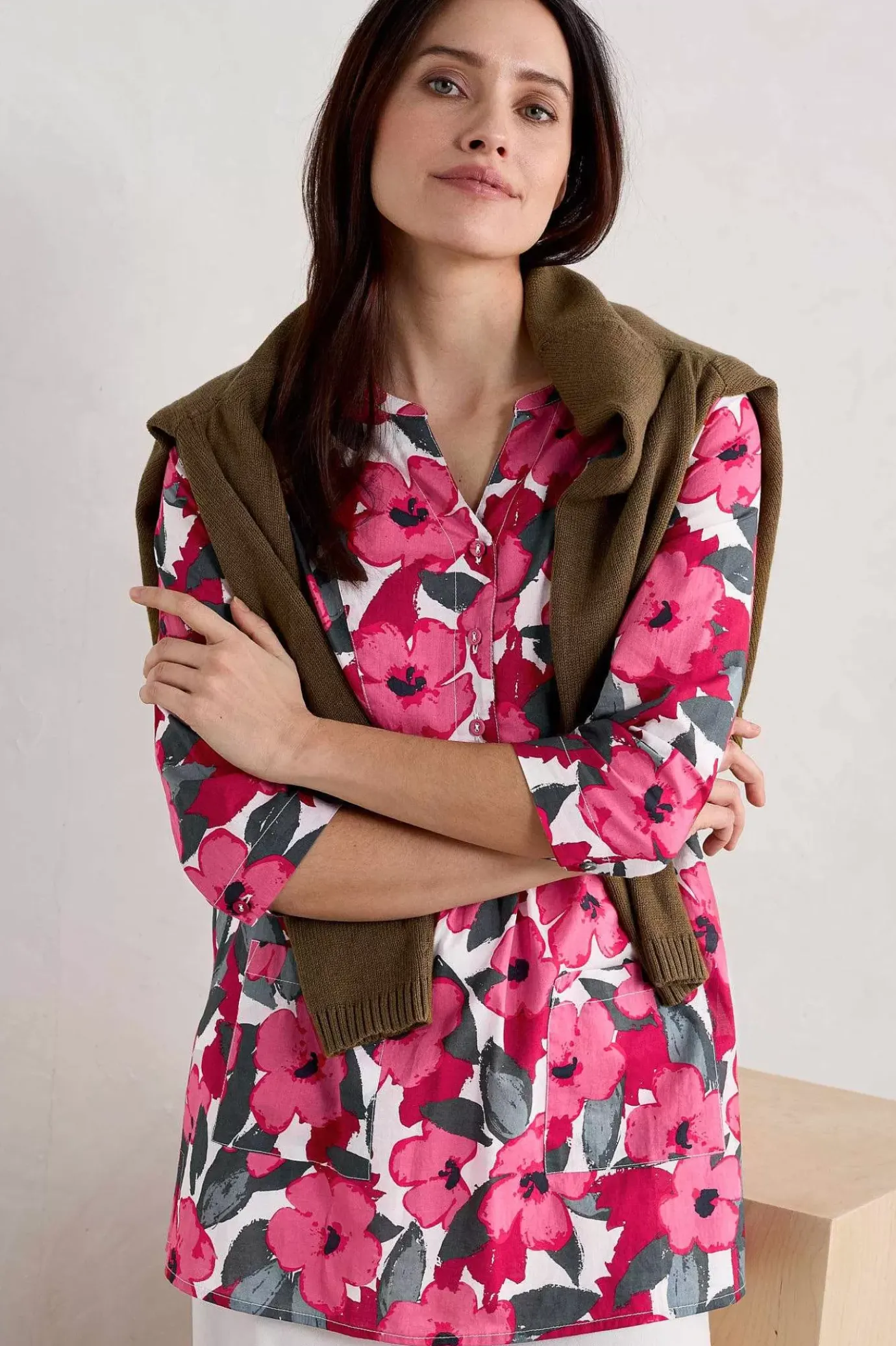 Seasalt Cornwall Aventurier Printed Cotton Tunic (Gots)<Women Tunics