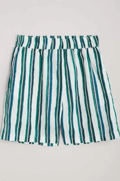 Seasalt Cornwall Aviso Printed Linen Shorts<Women Trousers & Shorts