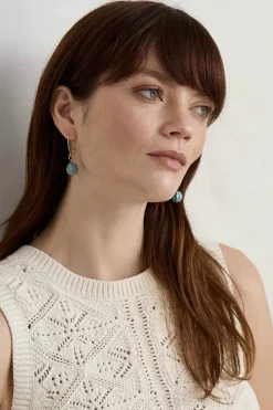 Seasalt Cornwall Barley Ceramic Bead Earrings<Women Jewellery