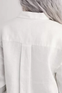 Seasalt Cornwall Beach Road Longline Linen Shirt<Women Tops