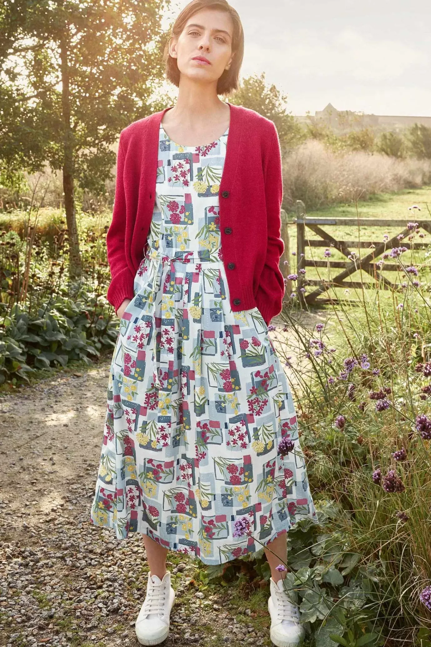 Seasalt Cornwall Belle Fit-And-Flare Midi Dress<Women Dresses