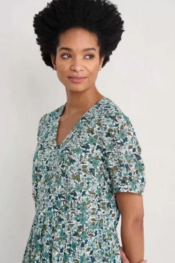 Seasalt Cornwall Birch Leaf Midaxi Tea Dress<Women Dresses