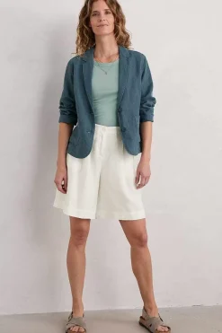 Seasalt Cornwall Blinker Linen Blazer<Women Coats & Jackets