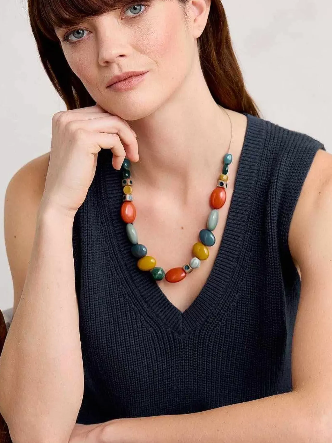 Seasalt Cornwall Bodinnar Beaded Necklace<Women Jewellery