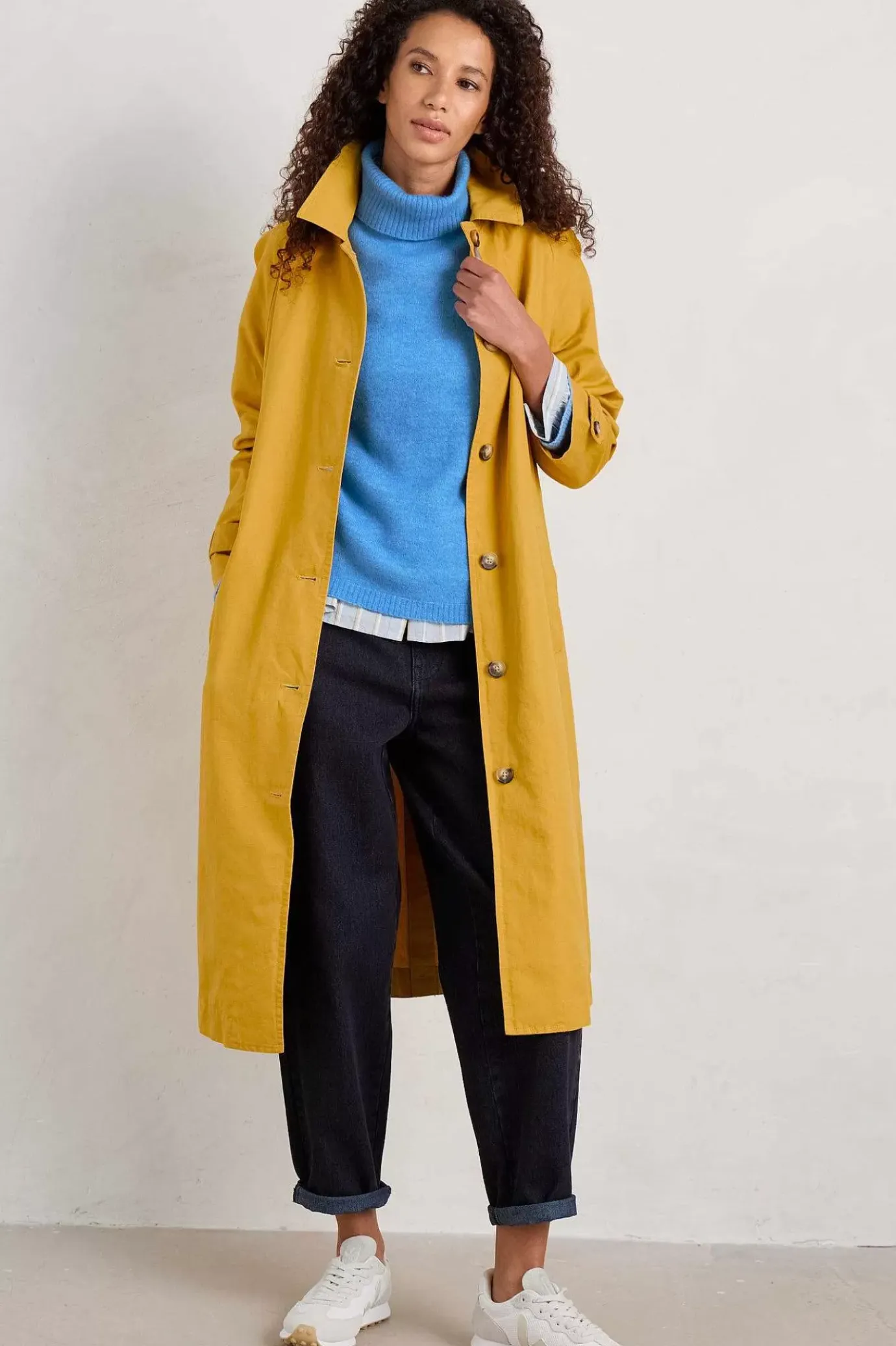 Seasalt Cornwall Boscastle Organic Cotton Mac<Women Coats & Jackets
