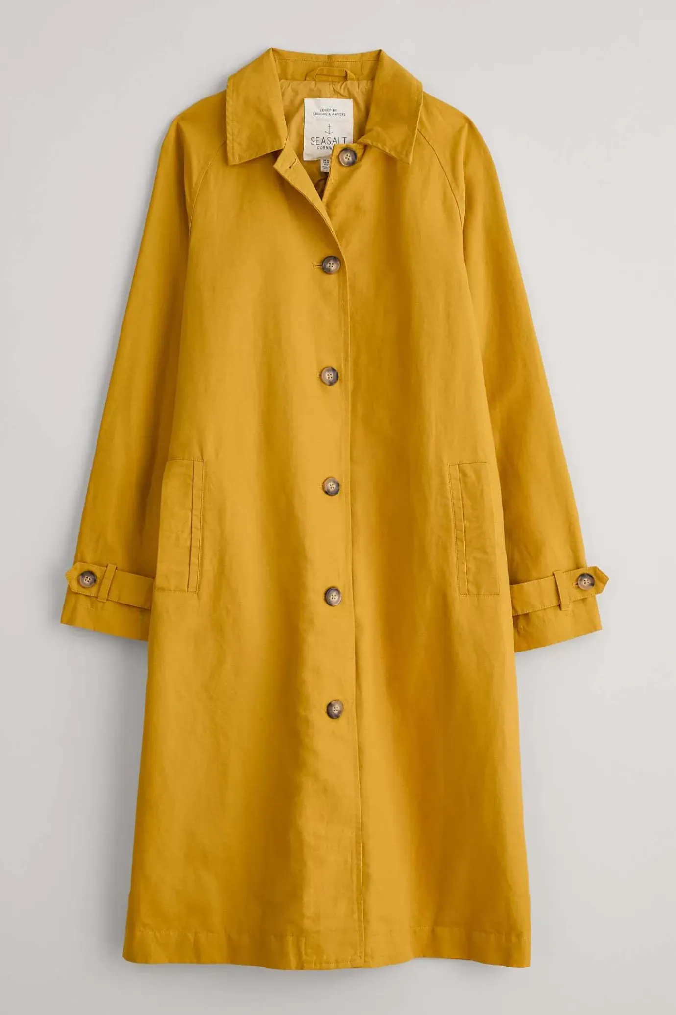 Seasalt Cornwall Boscastle Organic Cotton Mac<Women Coats & Jackets