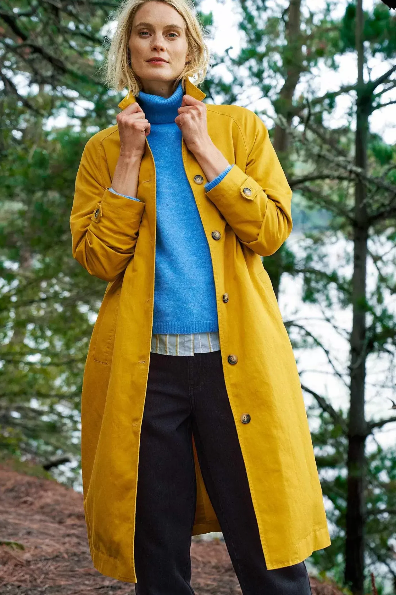 Seasalt Cornwall Boscastle Organic Cotton Mac<Women Coats & Jackets