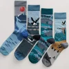Seasalt Cornwall Box Of 4 Men's Postcard Socks<Men Socks