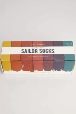 Seasalt Cornwall Box Of 7 Women's Lightweight Sailor Socks<Women Socks & Tights
