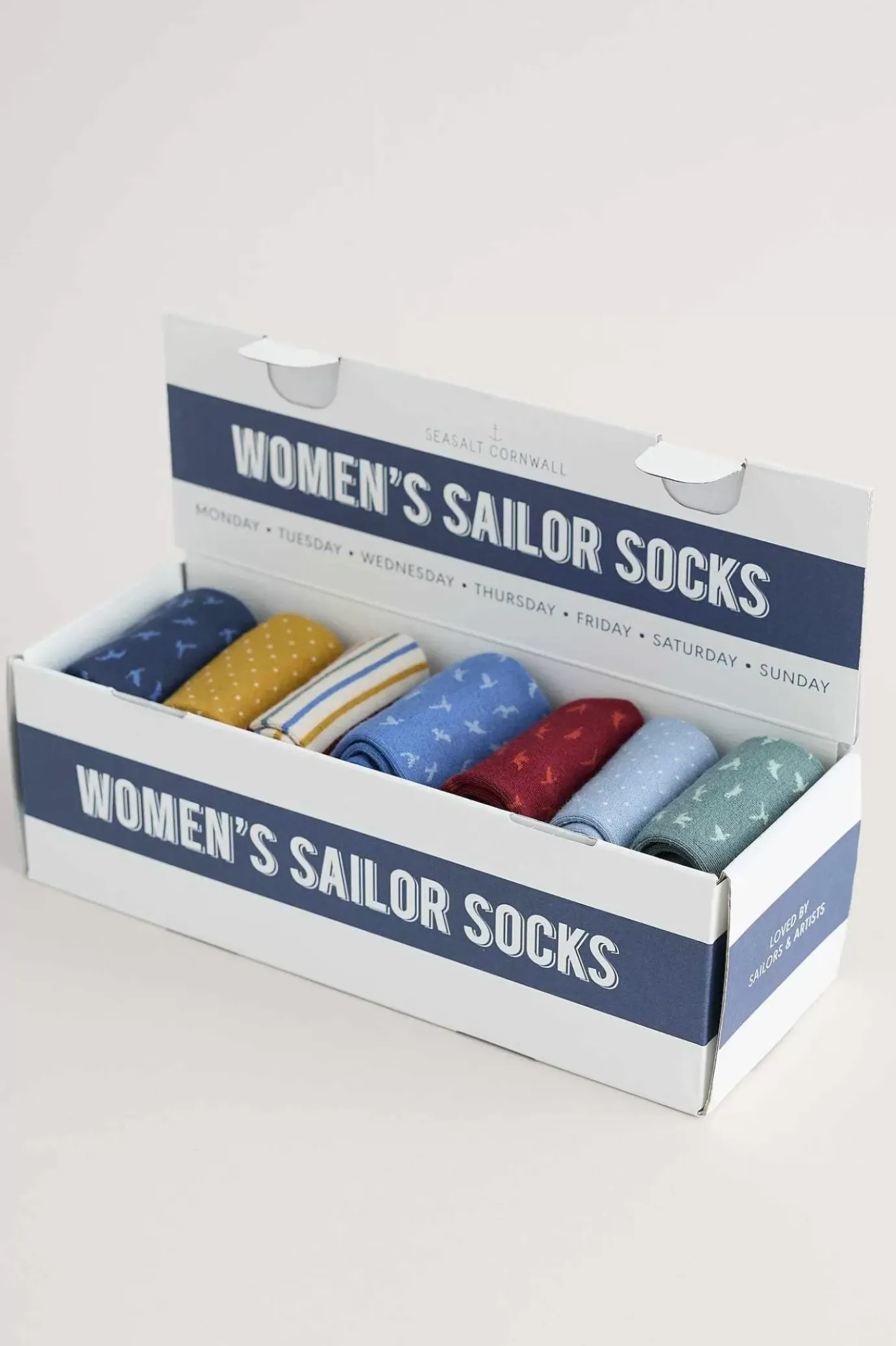 Seasalt Cornwall Box Of 7 Women's Sailor Socks<Women Socks & Tights