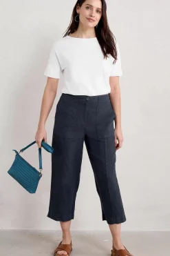 Seasalt Cornwall Bryher View Organic Cotton Boat Neck T-Shirt (Gots)<Women Tops