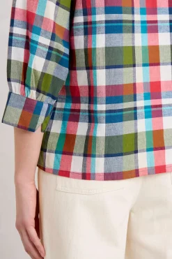 Seasalt Cornwall Bryn Checked Top<Women Tops