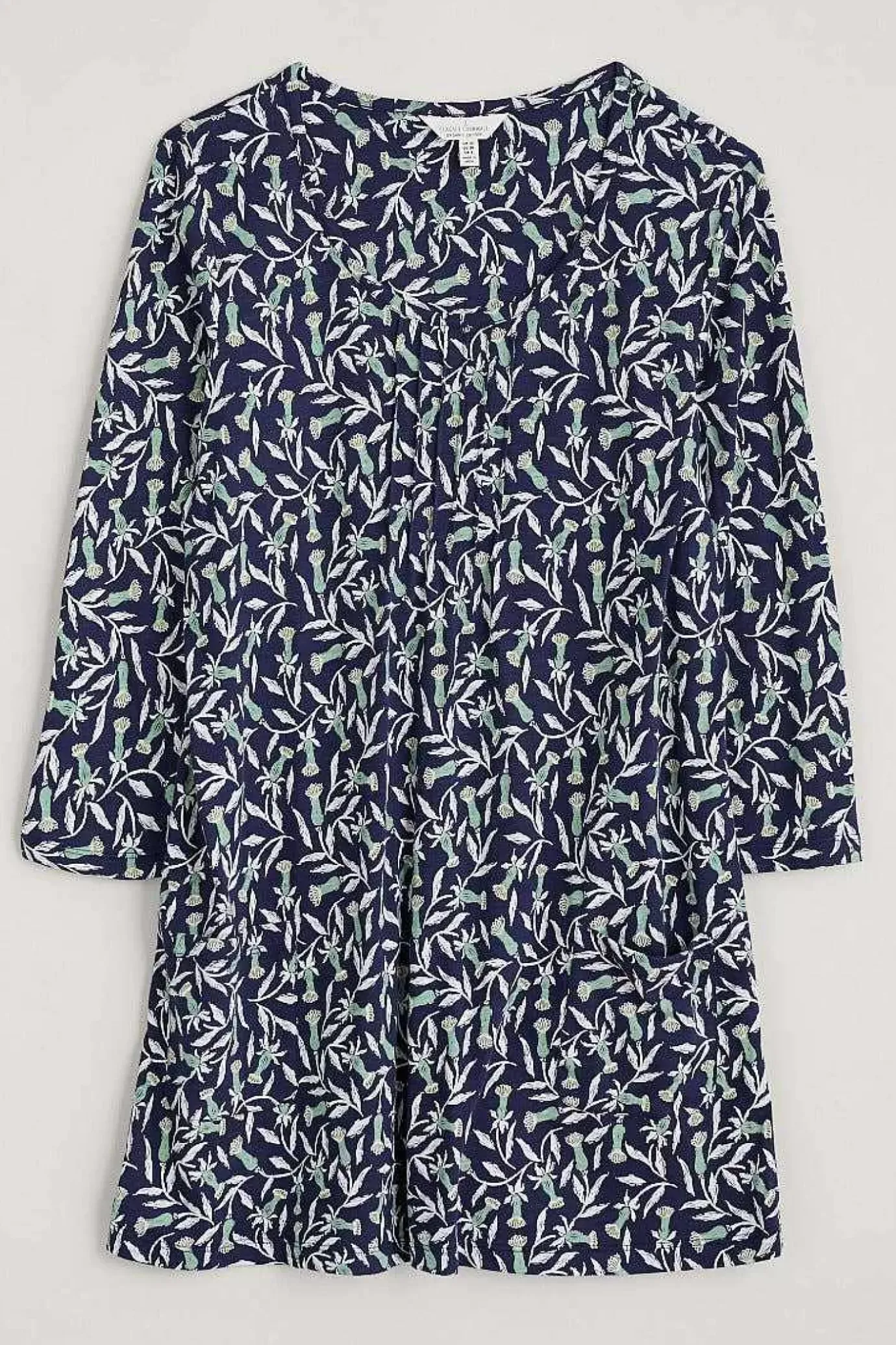 Seasalt Cornwall Busy Lizzy 3/4 Sleeve Slub Jersey Tunic<Women Tunics