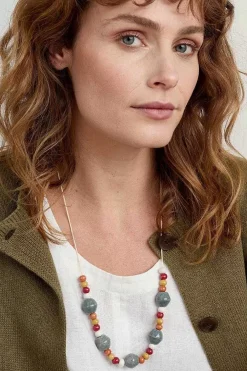 Seasalt Cornwall Canna Ceramic Bead Necklace<Women Jewellery