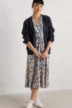 Seasalt Cornwall Chapelle 3/4 Sleeve Jersey Dress (Gots)<Women Dresses