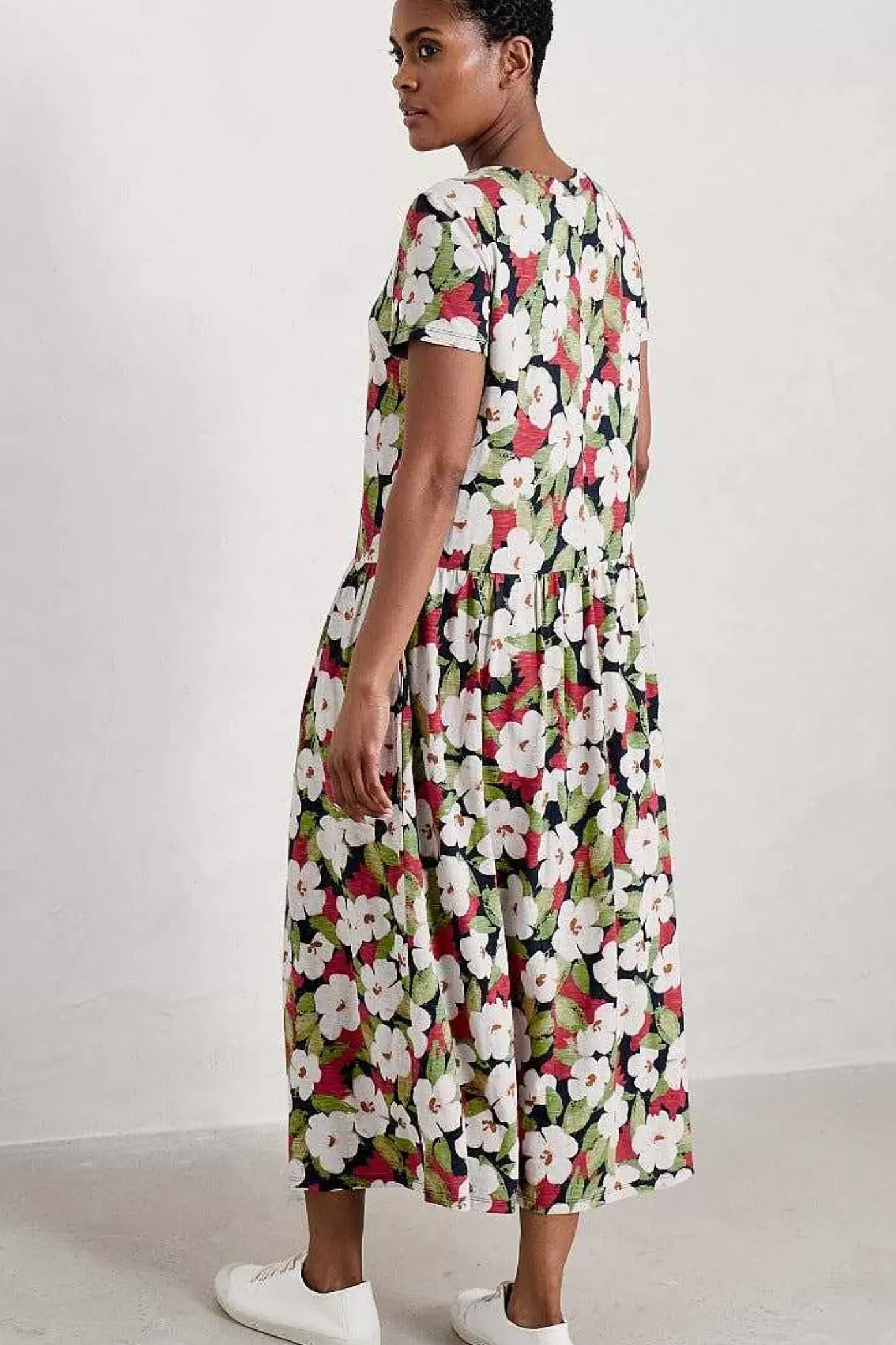Seasalt Cornwall Cladonia Short Sleeve Jersey Dress<Women Dresses