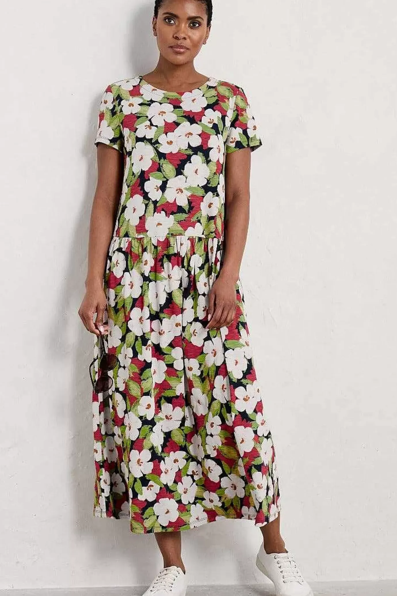 Seasalt Cornwall Cladonia Short Sleeve Jersey Dress<Women Dresses