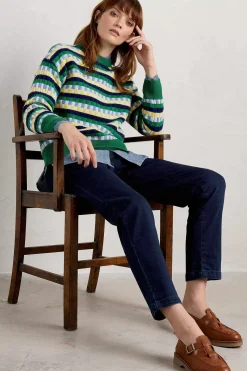 Seasalt Cornwall Clover Bed Lambswool Blend Jumper<Women Knitwear