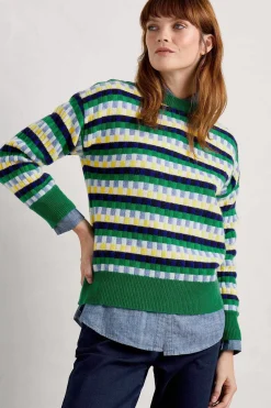 Seasalt Cornwall Clover Bed Lambswool Blend Jumper<Women Knitwear