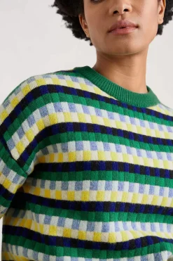 Seasalt Cornwall Clover Bed Lambswool Blend Jumper<Women Knitwear