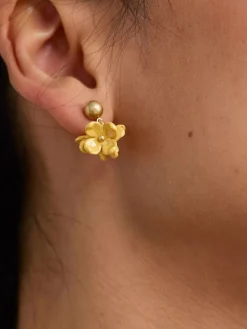 Seasalt Cornwall Corsage Flower Bead Earrings<Women Jewellery