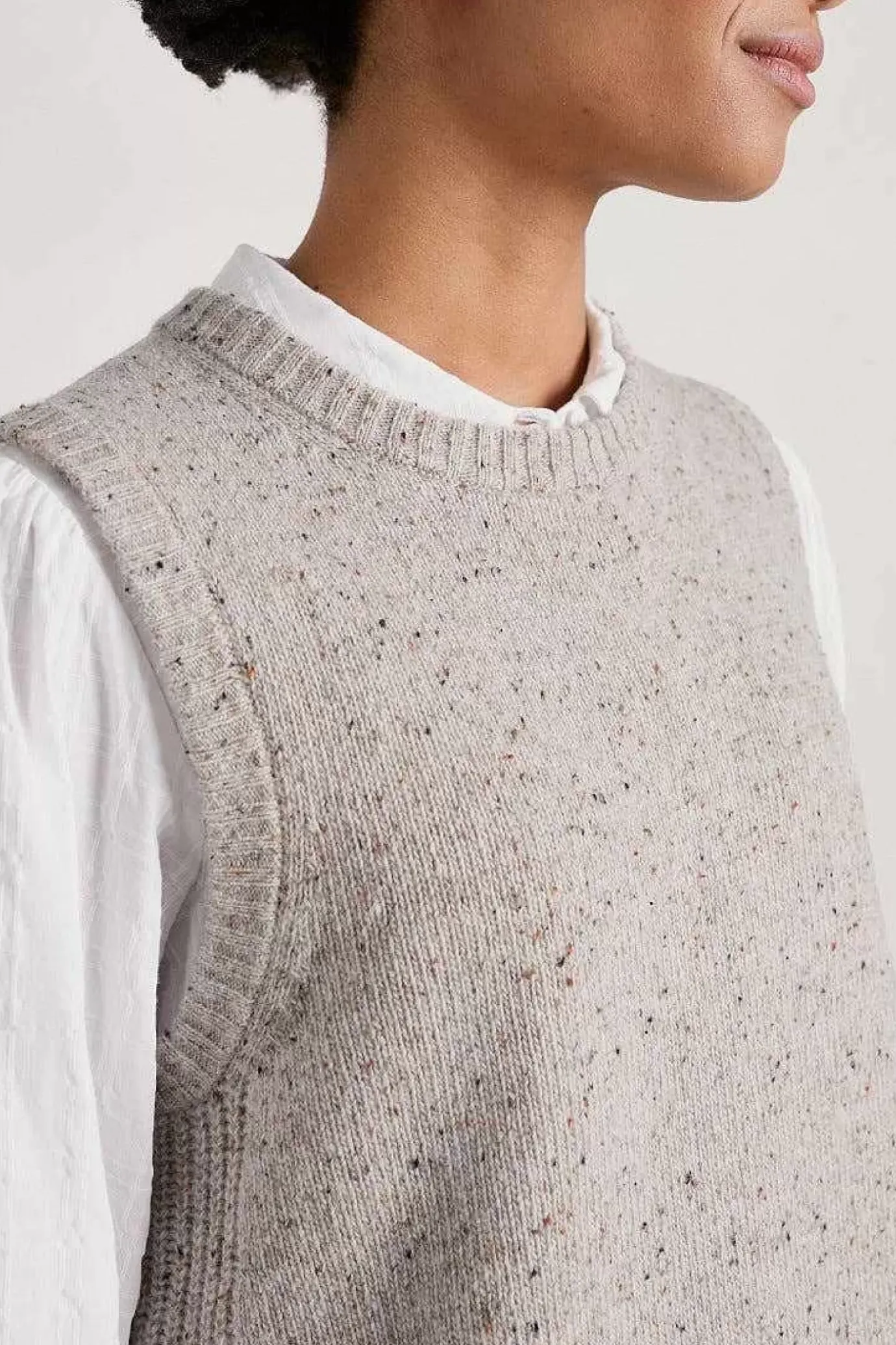 Seasalt Cornwall Coupling Knitted Vest<Women Knitwear