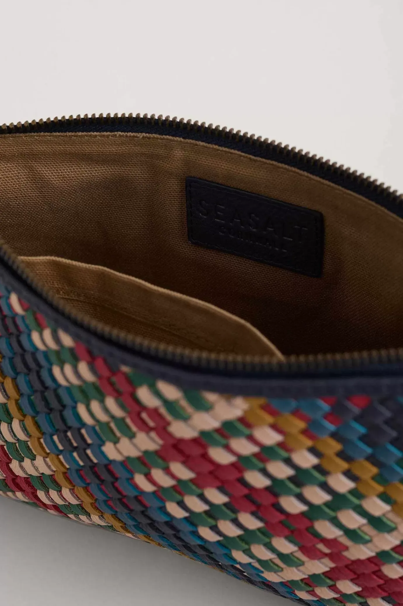 Seasalt Cornwall Crenvor Woven Leather Cross Body Bag<Women Bags