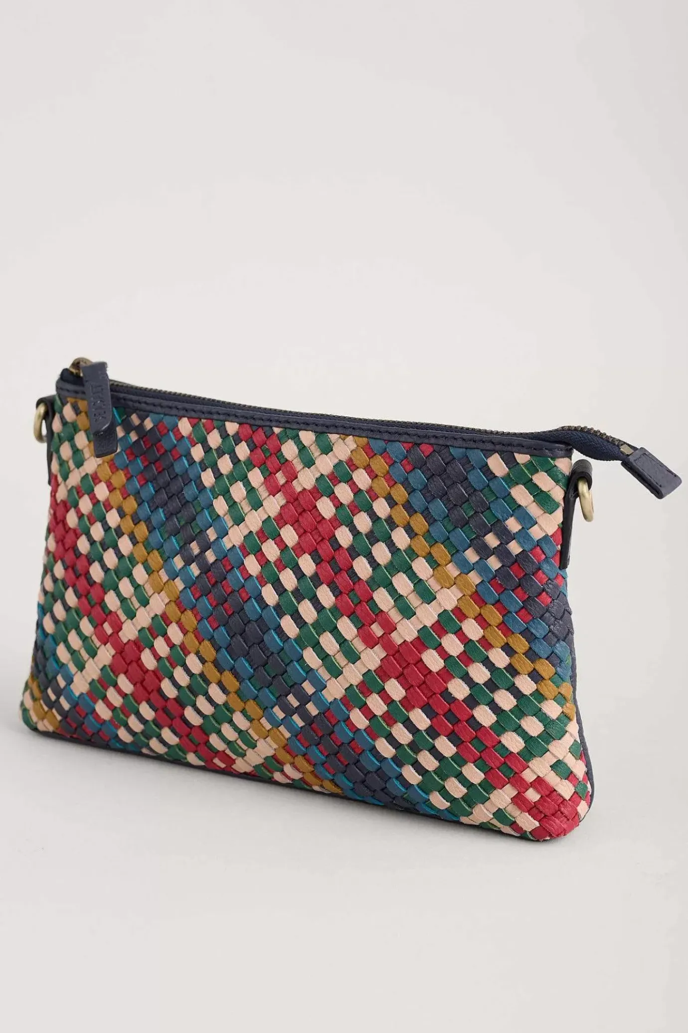Seasalt Cornwall Crenvor Woven Leather Cross Body Bag<Women Bags