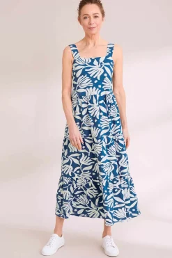 Seasalt Cornwall Deep Water Tiered Dress<Women Dresses