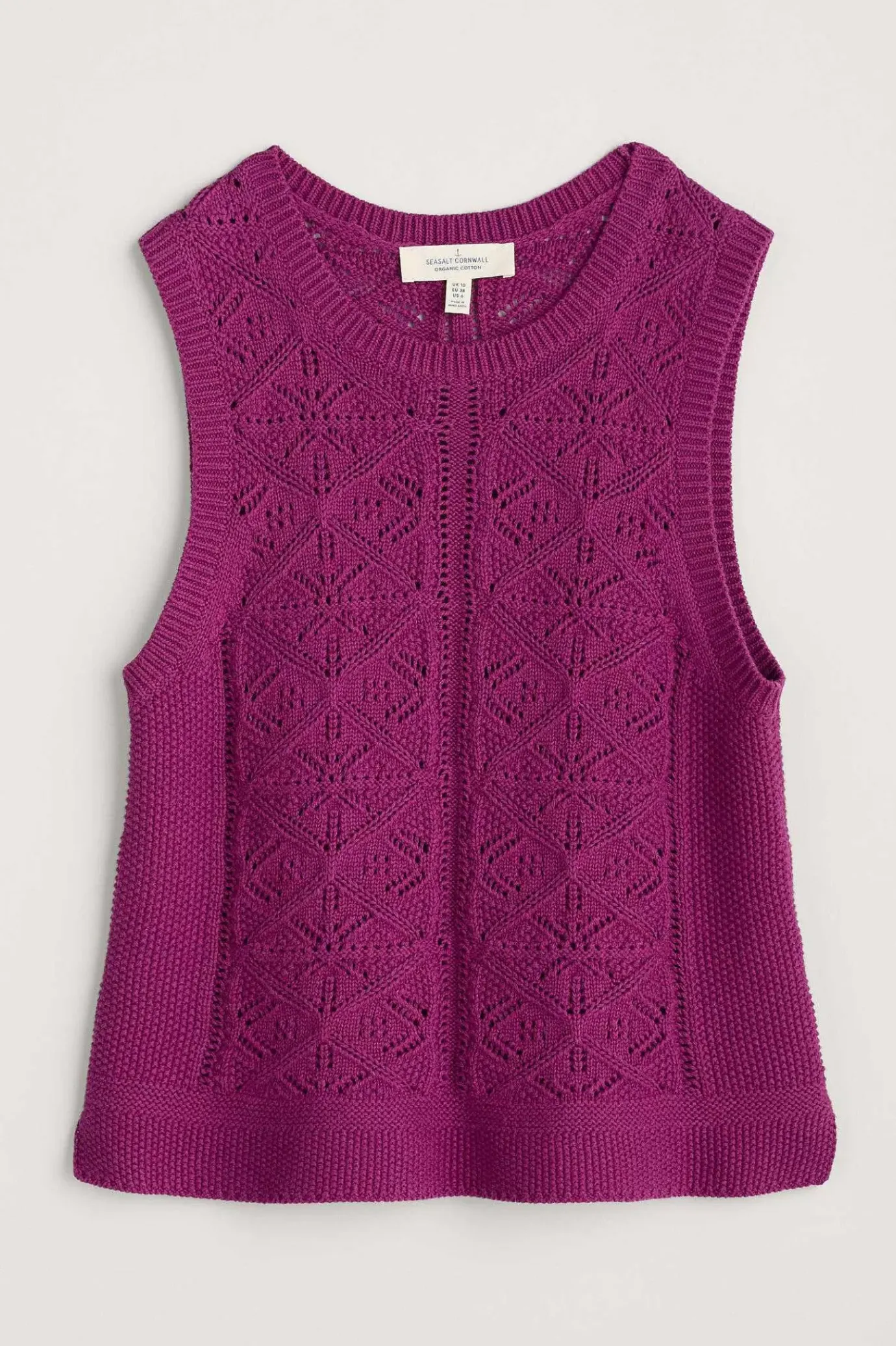 Seasalt Cornwall Doe Path Knitted Vest<Women Knitwear