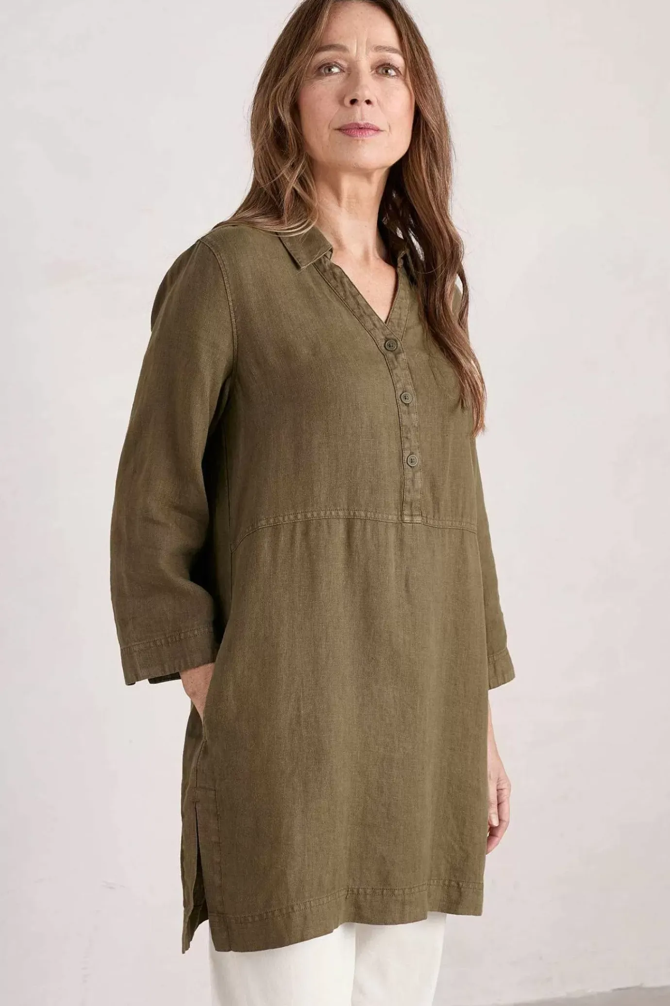 Seasalt Cornwall Early Sun Linen Tunic<Women Tunics