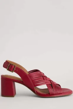 Seasalt Cornwall Faerystone Mid Heel Leather Sandals<Women Sandals