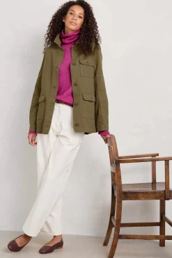 Seasalt Cornwall Far Horizon Organic Cotton Jacket<Women Coats & Jackets