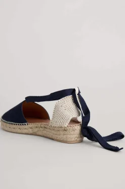 Seasalt Cornwall Fern Path Suede Wedge Espadrilles<Women Shoes