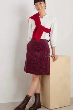 Seasalt Cornwall Ferry Crossing Needlecord Skirt<Women Skirts