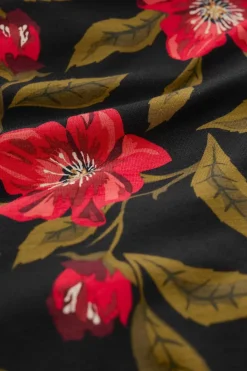 Seasalt Cornwall Flower Bud Jersey V- Neck Midi Dress<Women Dresses