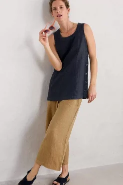 Seasalt Cornwall Foredune Linen Vest<Women Tops