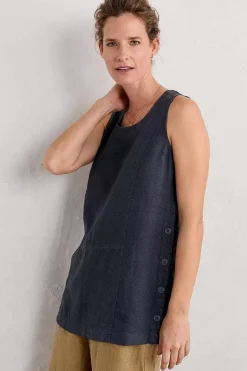Seasalt Cornwall Foredune Linen Vest<Women Tops
