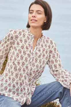 Seasalt Cornwall Garden Plot Shirt<Women Tops