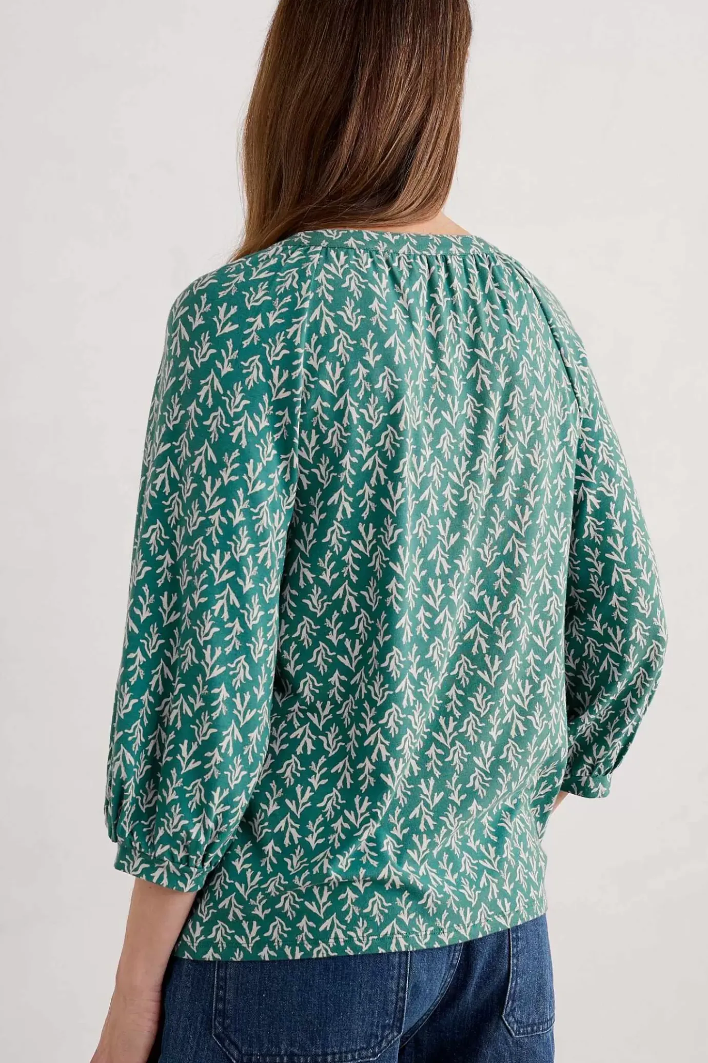 Seasalt Cornwall Garlanding Jersey Top<Women Tops
