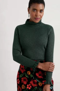 Seasalt Cornwall Glass Stem Sparkly Roll Neck Jumper<Women Knitwear