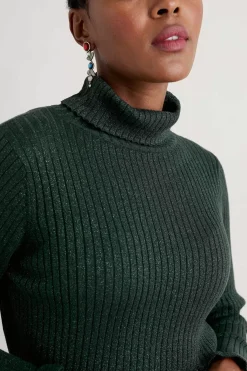 Seasalt Cornwall Glass Stem Sparkly Roll Neck Jumper<Women Knitwear