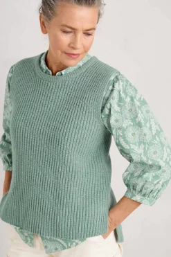Seasalt Cornwall Gull Rising Knitted Vest<Women Knitwear