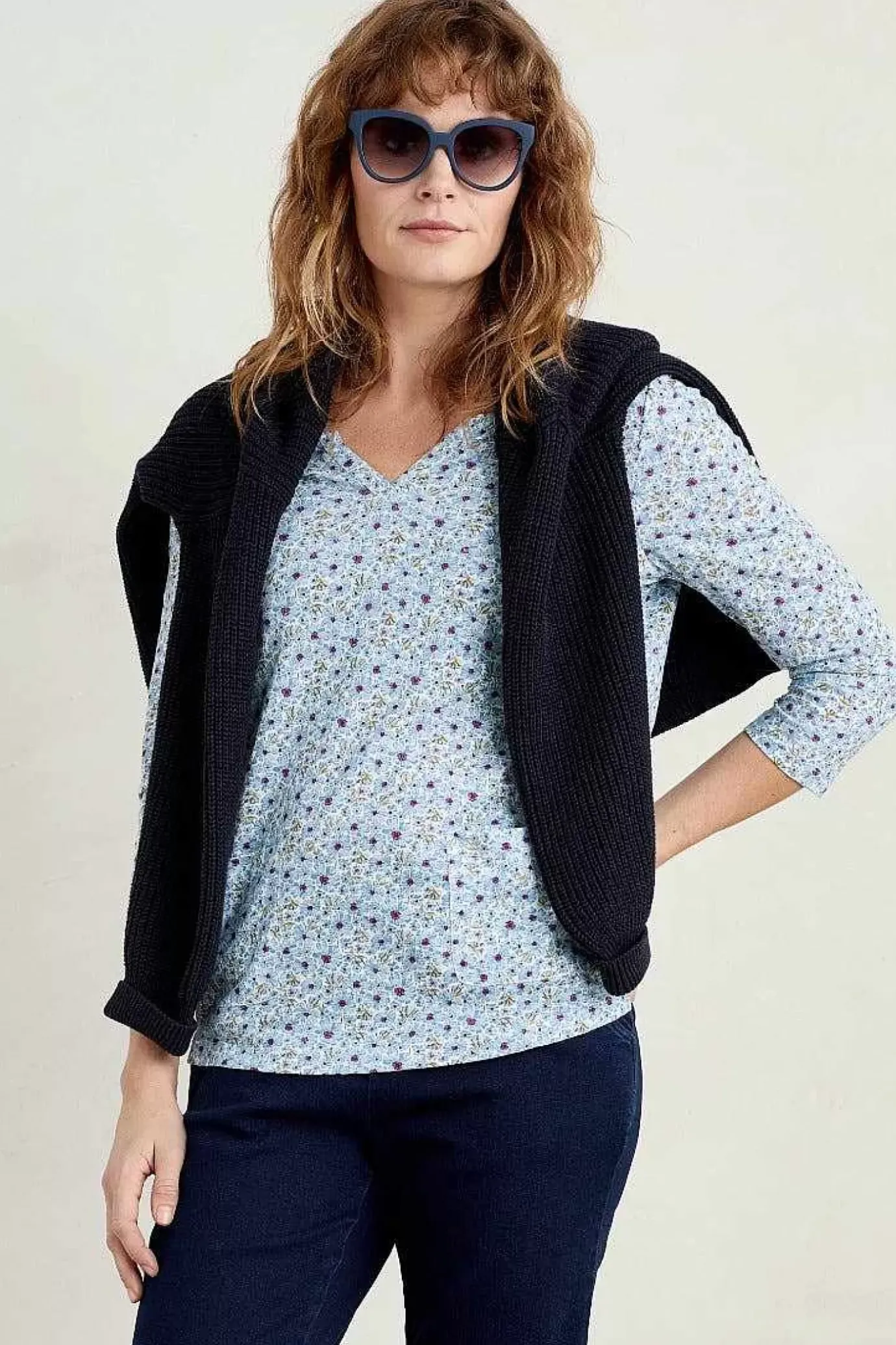 Seasalt Cornwall Gypsophilia Notch Neck Top<Women Tops
