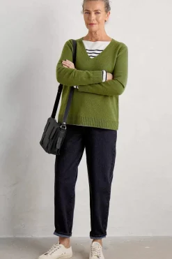 Seasalt Cornwall Hendra Lane V-Neck Jumper<Women Knitwear