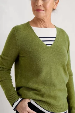 Seasalt Cornwall Hendra Lane V-Neck Jumper<Women Knitwear