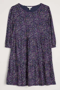 Seasalt Cornwall Heron Dip Tiered Jersey Dress<Women Dresses